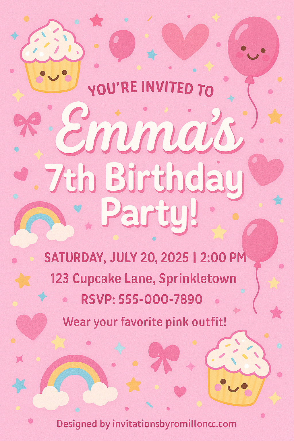 Pink & Gold Birthday
